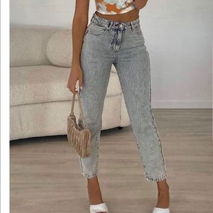 Boyfriend Jeans Washed Blue Denim
XS